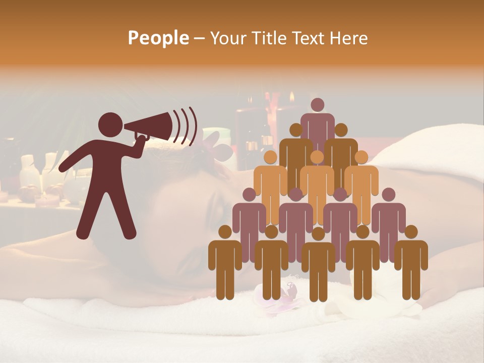 Massaging Stones Beauty PowerPoint Template