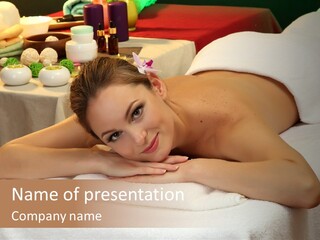 Beauty Female Girl PowerPoint Template