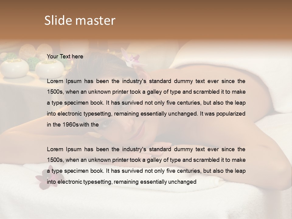 Beauty Female Girl PowerPoint Template