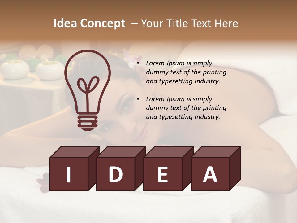 Beauty Female Girl PowerPoint Template