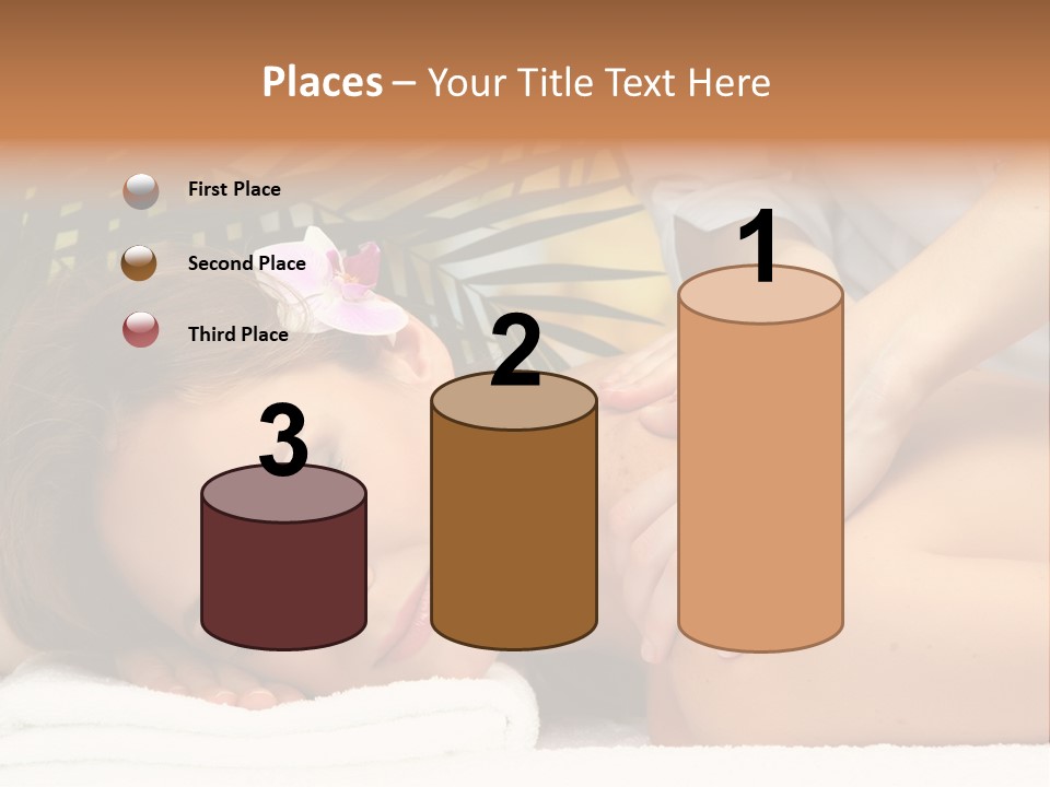 Towel Care Lady PowerPoint Template