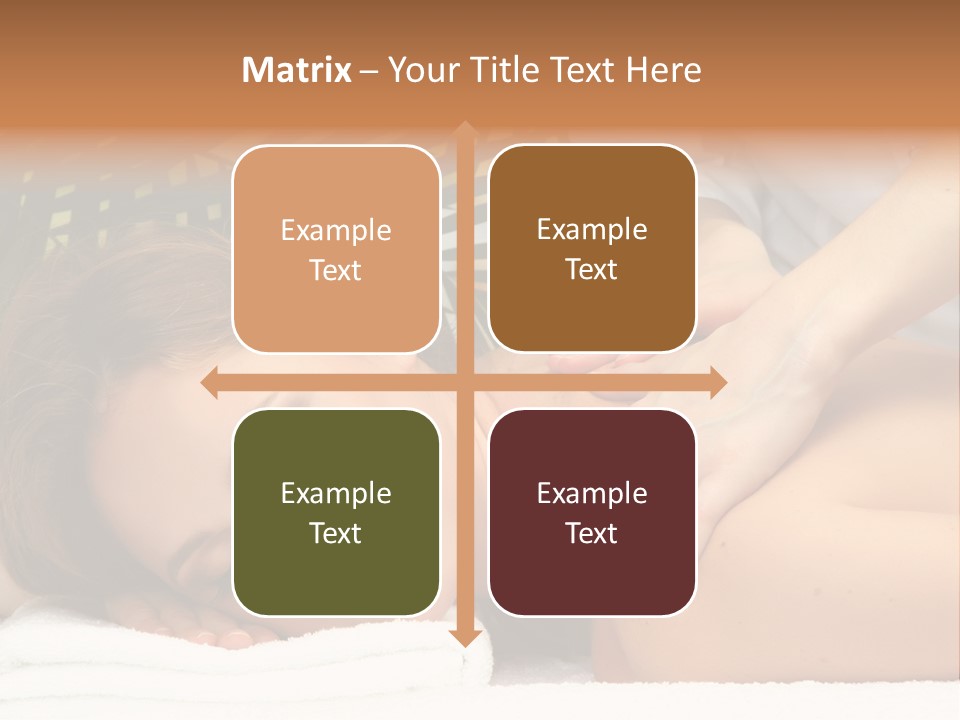 Towel Care Lady PowerPoint Template