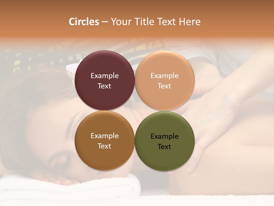 Towel Care Lady PowerPoint Template