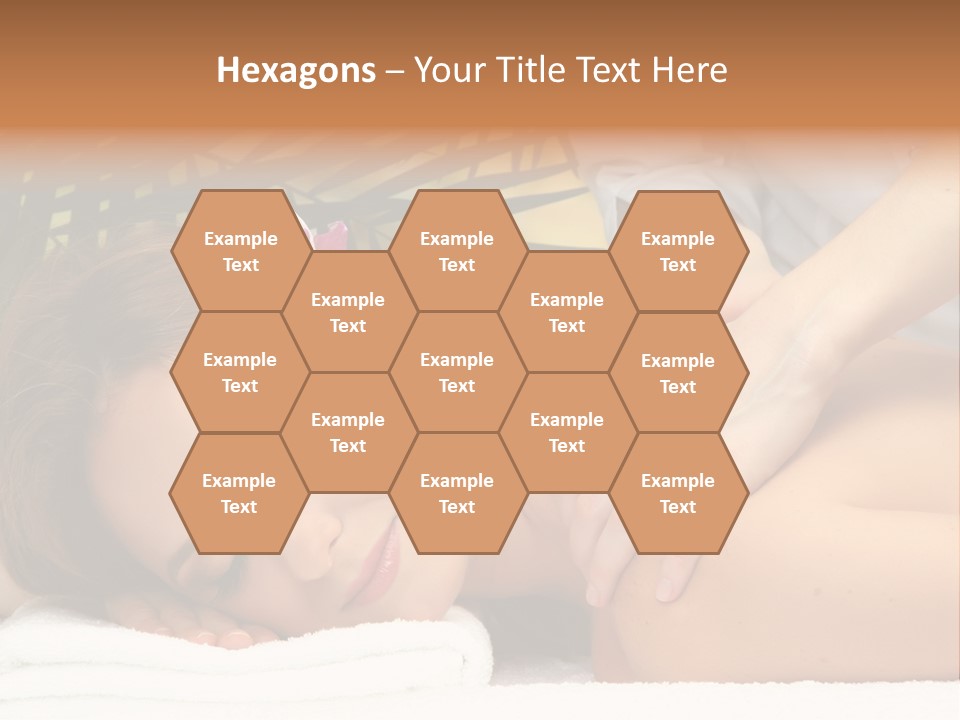 Towel Care Lady PowerPoint Template