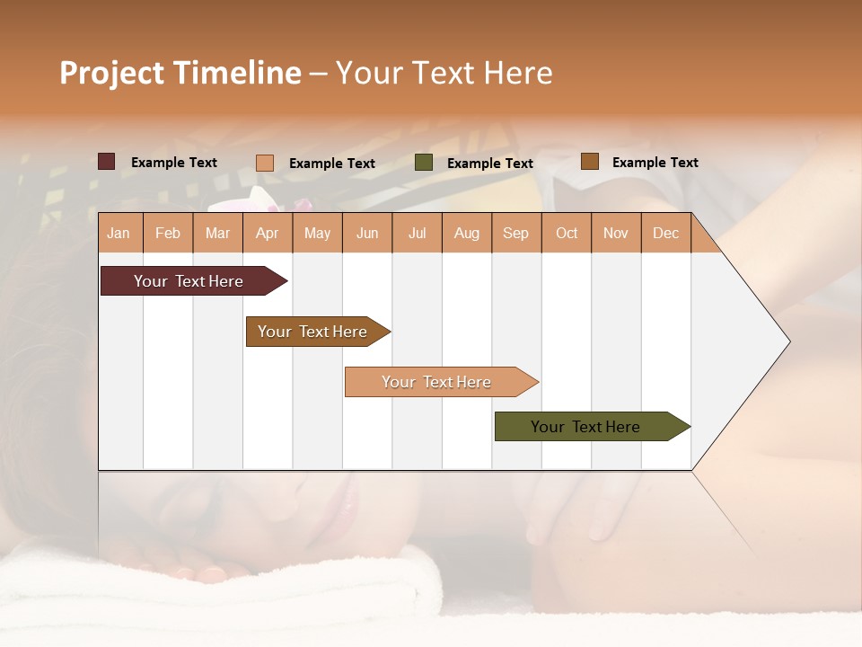 Towel Care Lady PowerPoint Template