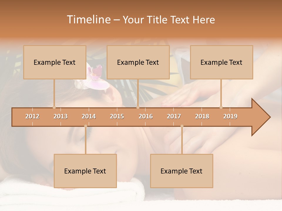 Towel Care Lady PowerPoint Template