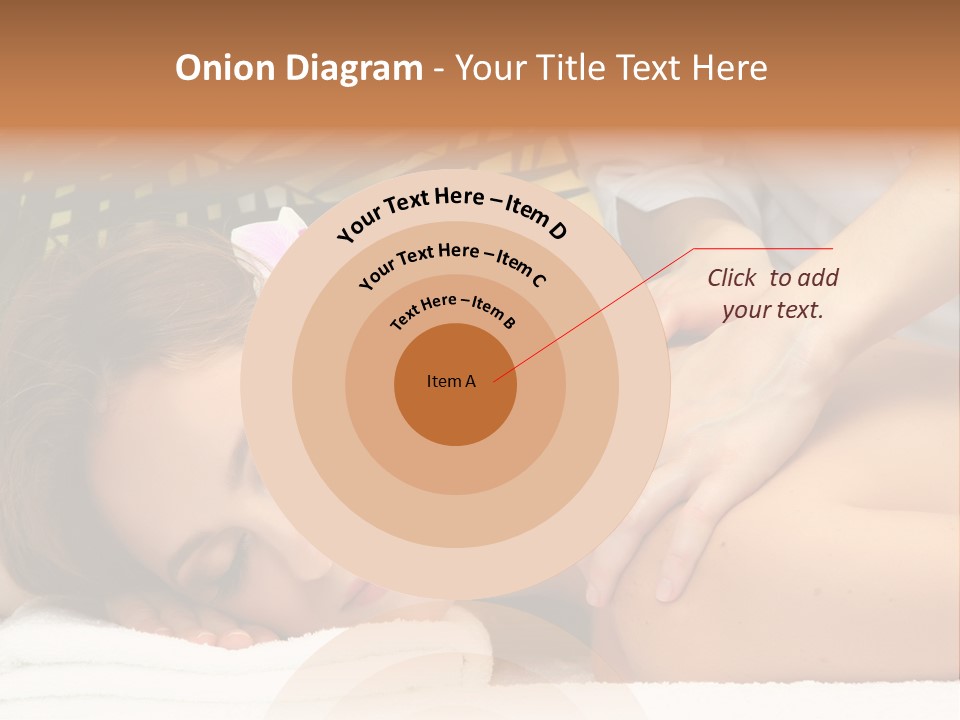 Towel Care Lady PowerPoint Template