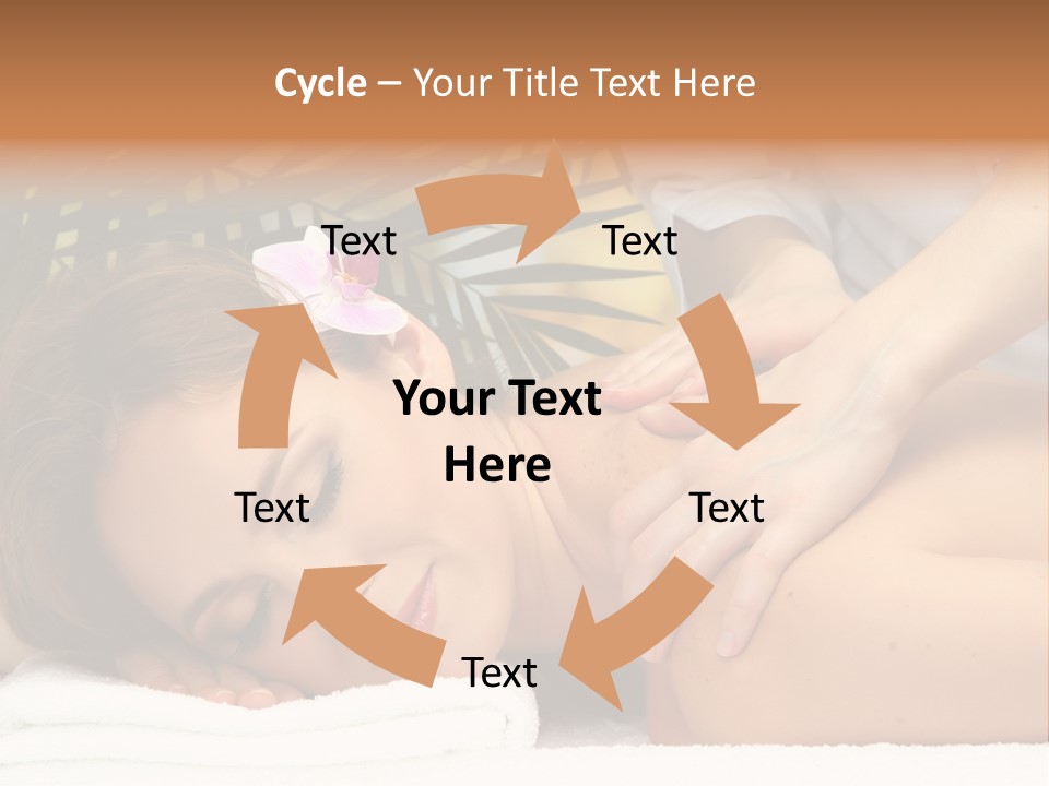 Towel Care Lady PowerPoint Template