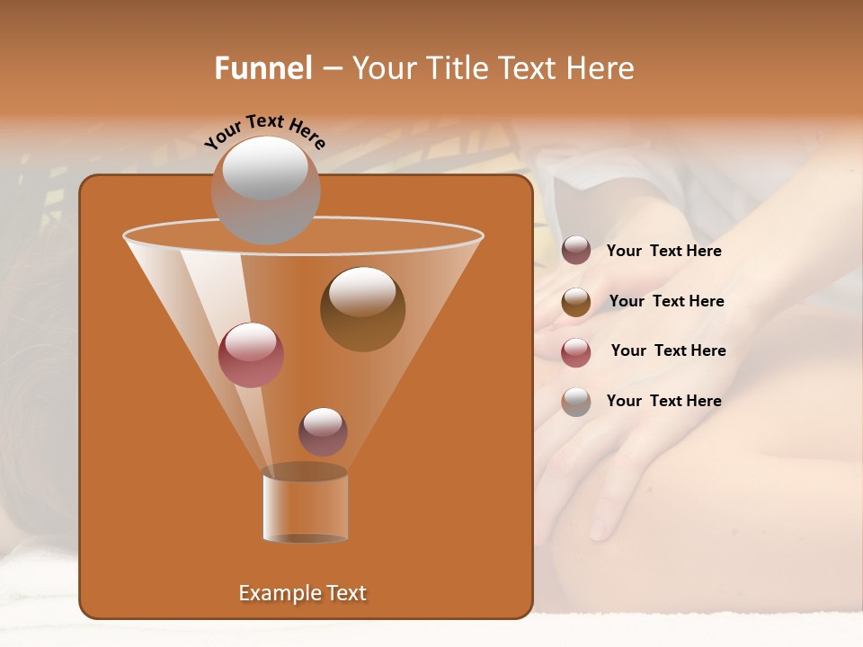 Towel Care Lady PowerPoint Template