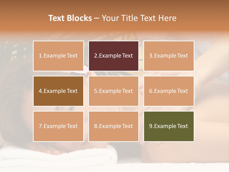 Towel Care Lady PowerPoint Template