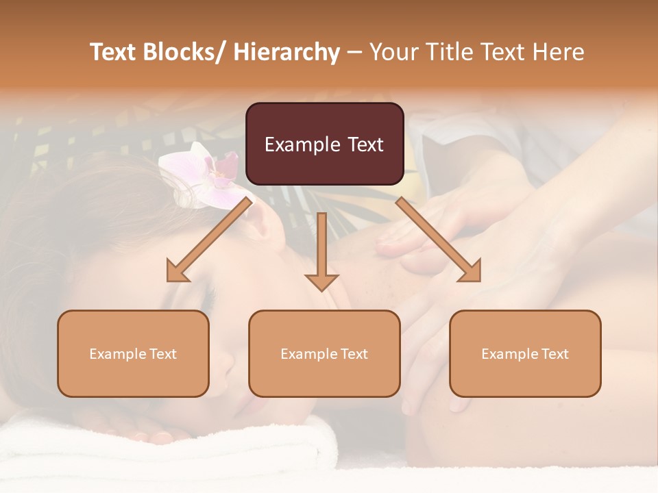 Towel Care Lady PowerPoint Template