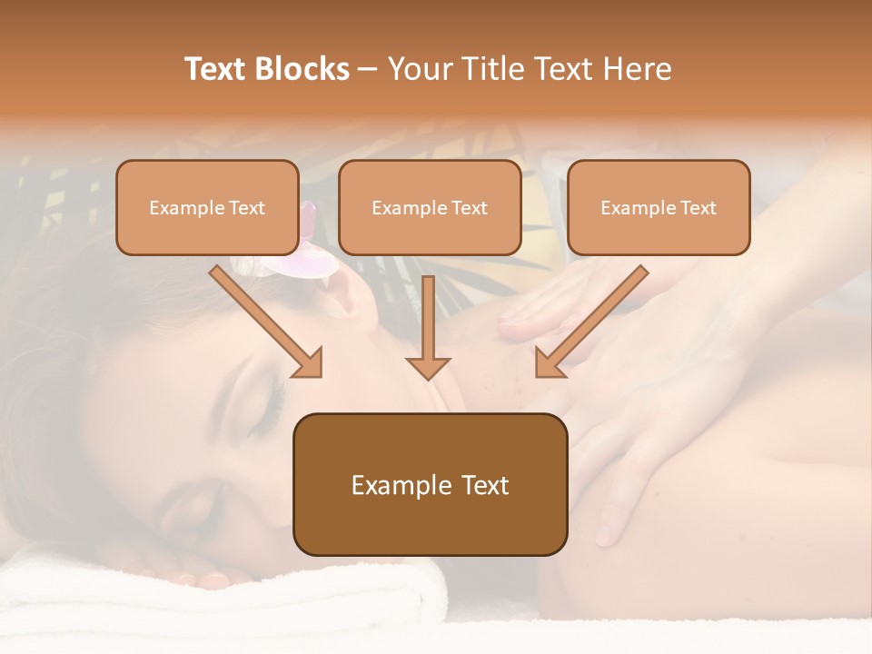 Towel Care Lady PowerPoint Template