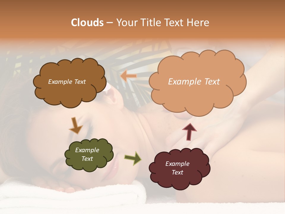 Towel Care Lady PowerPoint Template