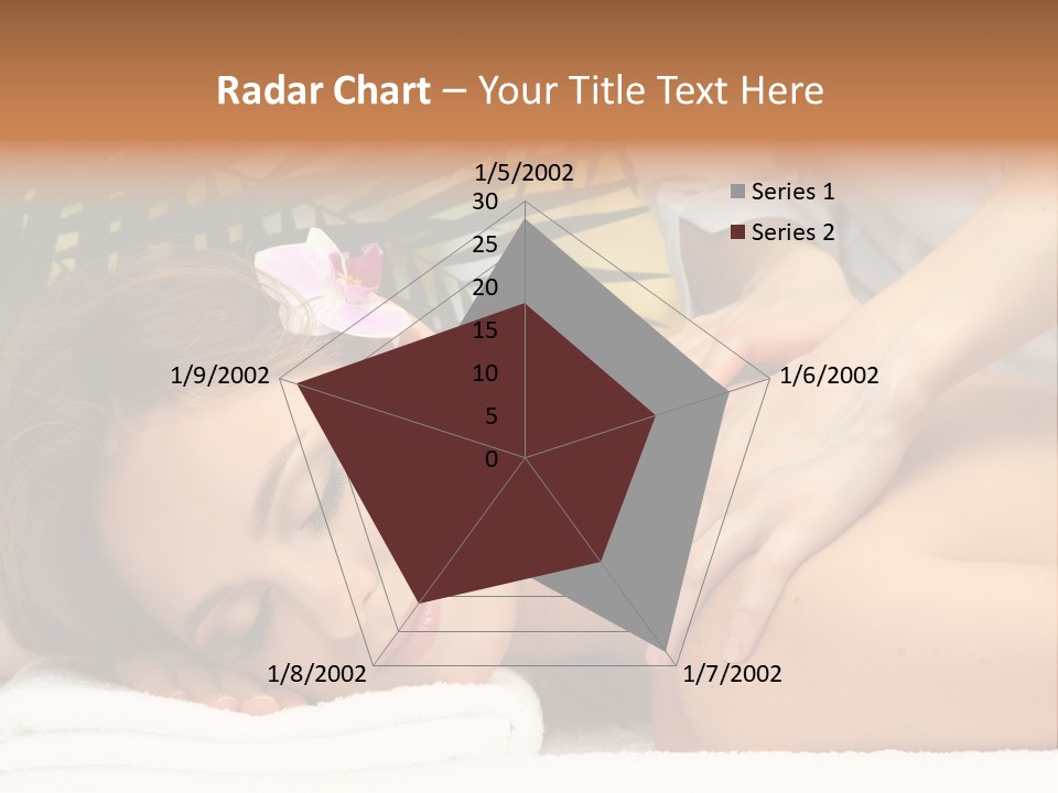 Towel Care Lady PowerPoint Template