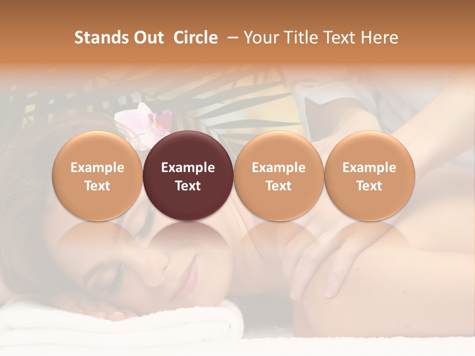 Towel Care Lady PowerPoint Template