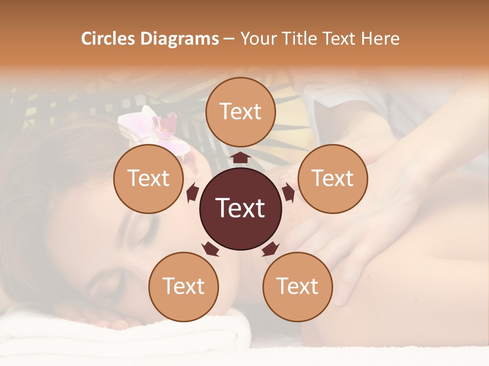 Towel Care Lady PowerPoint Template