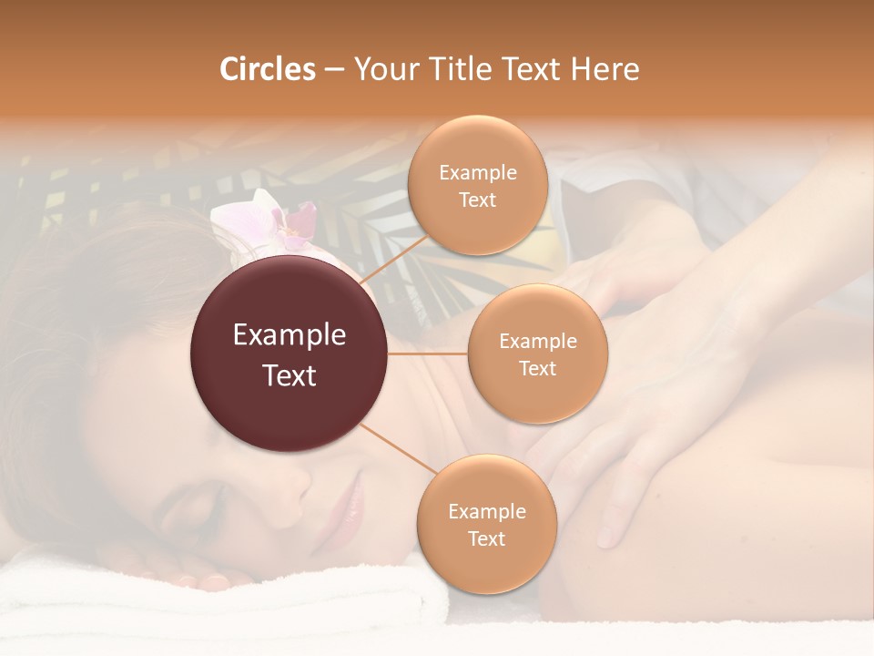 Towel Care Lady PowerPoint Template