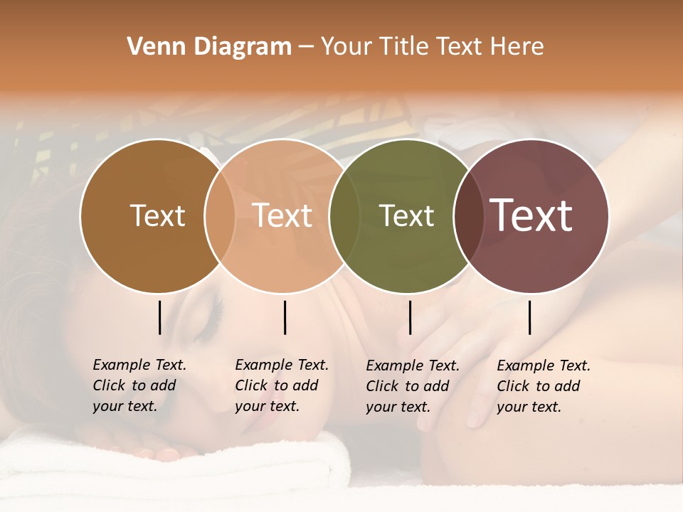 Towel Care Lady PowerPoint Template