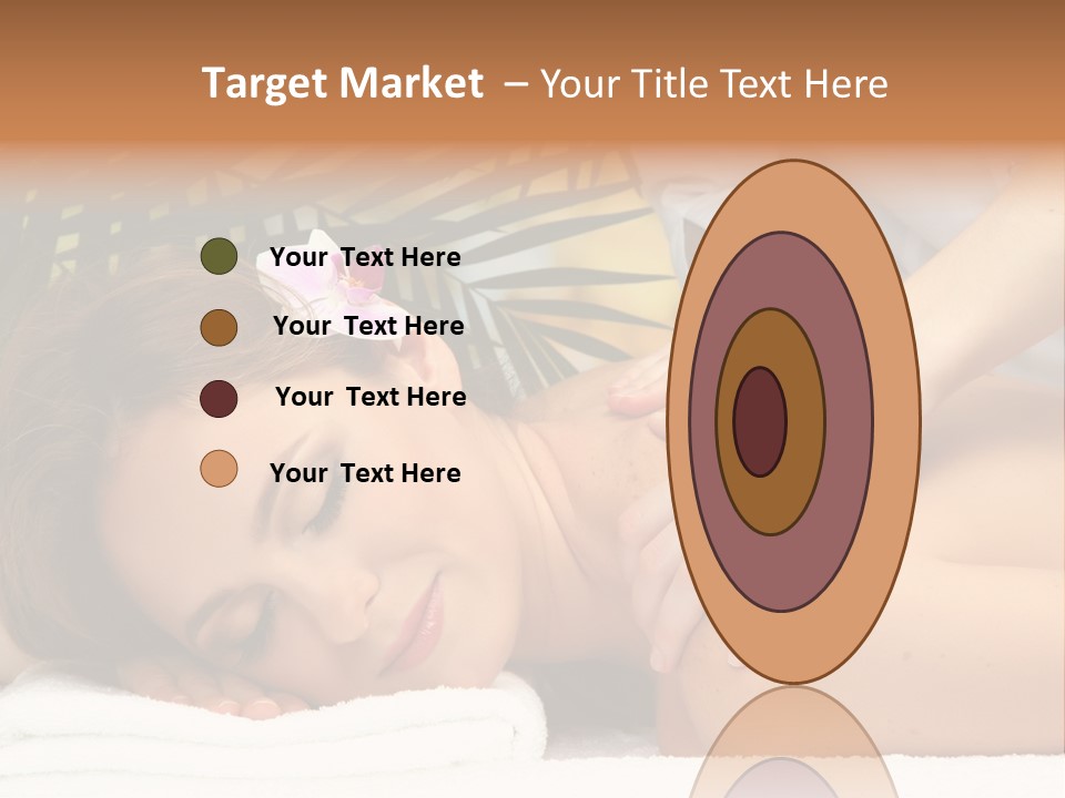Towel Care Lady PowerPoint Template