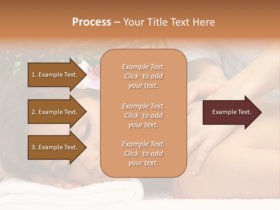 Towel Care Lady PowerPoint Template