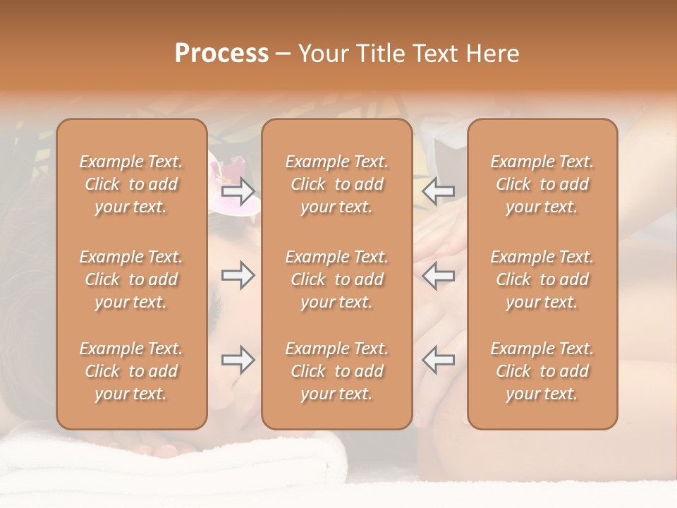 Towel Care Lady PowerPoint Template