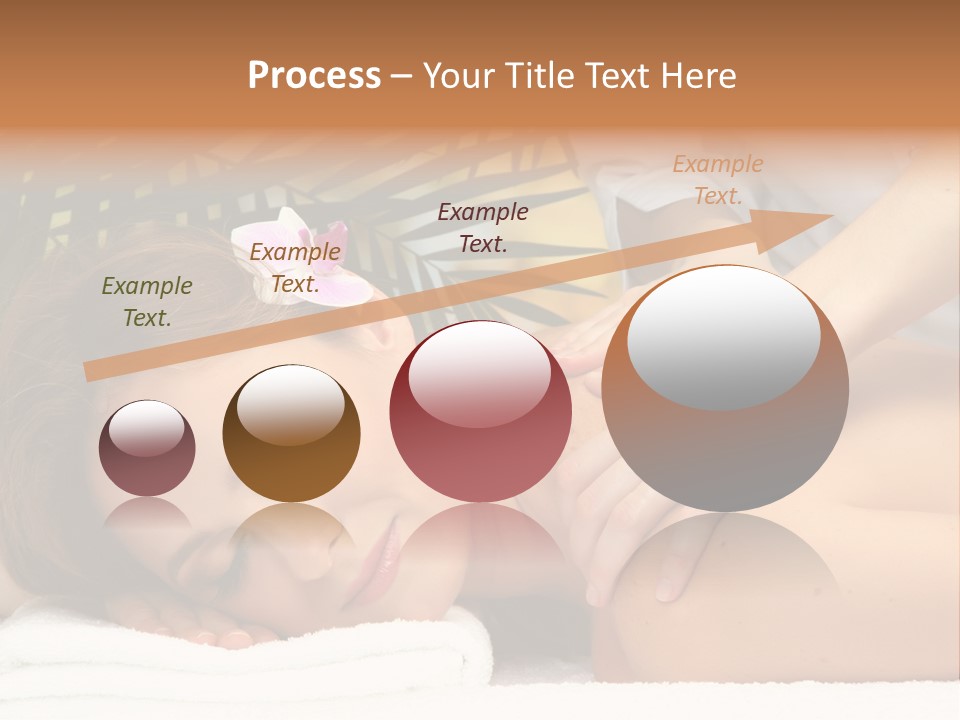 Towel Care Lady PowerPoint Template