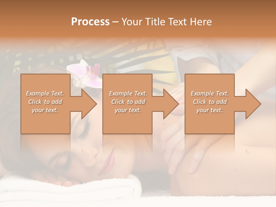 Towel Care Lady PowerPoint Template