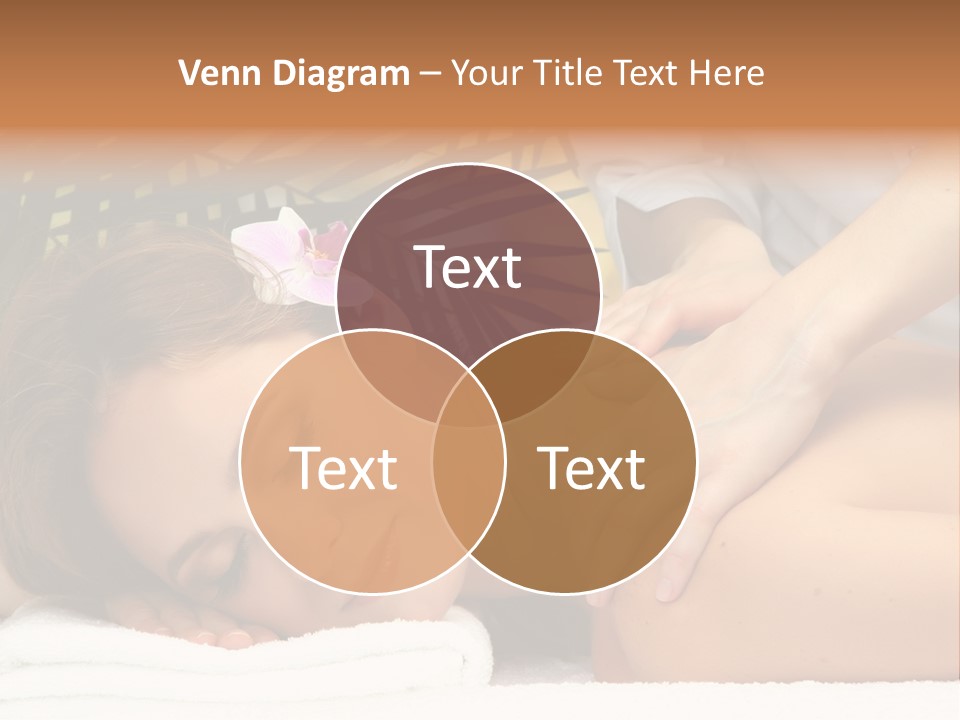 Towel Care Lady PowerPoint Template