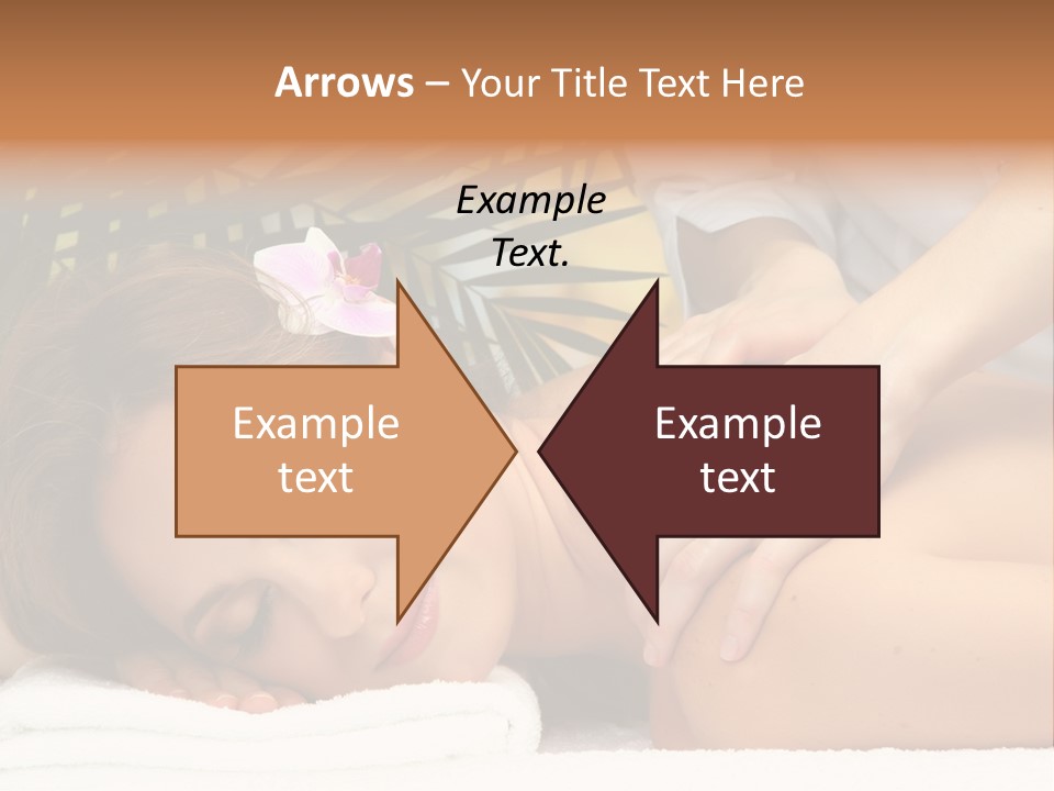 Towel Care Lady PowerPoint Template