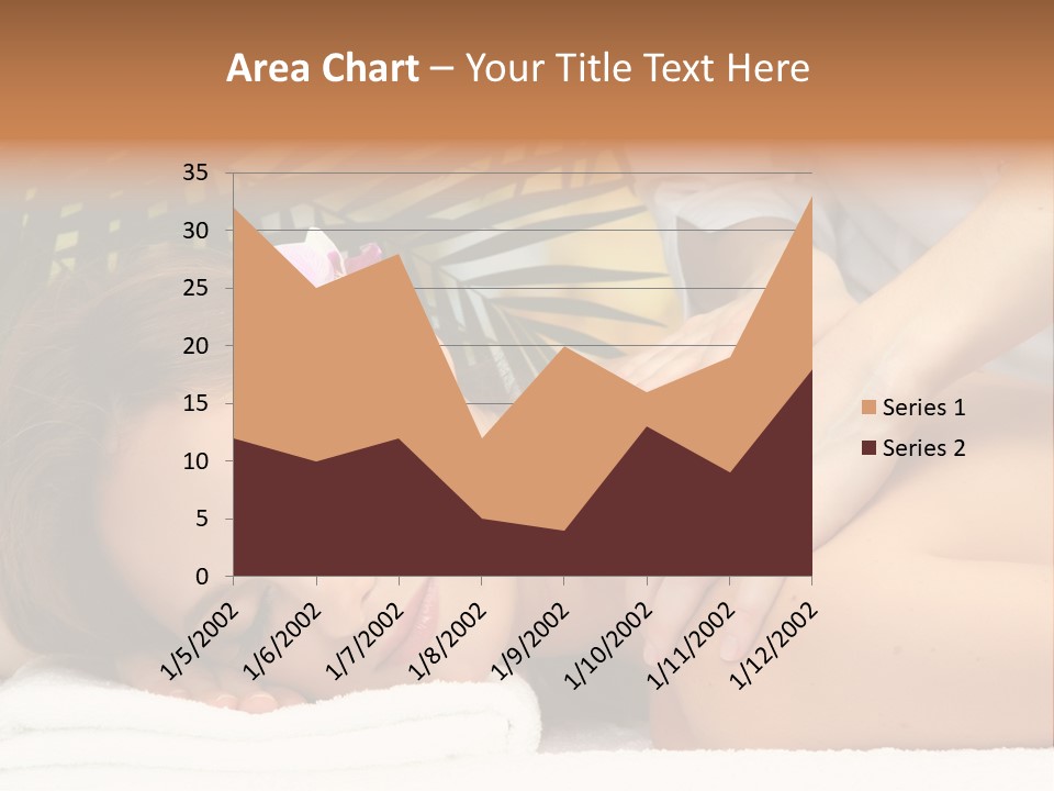 Towel Care Lady PowerPoint Template