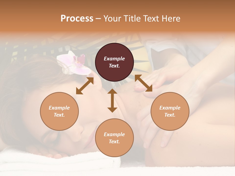 Towel Care Lady PowerPoint Template