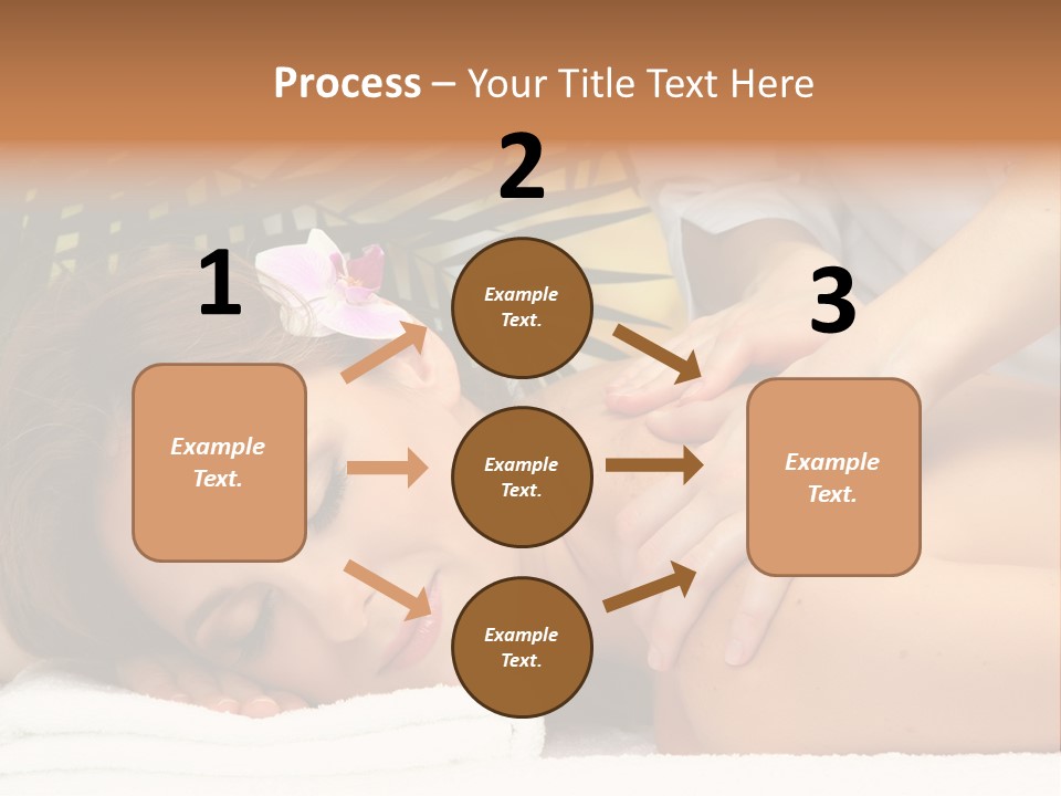Towel Care Lady PowerPoint Template