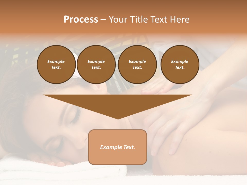 Towel Care Lady PowerPoint Template
