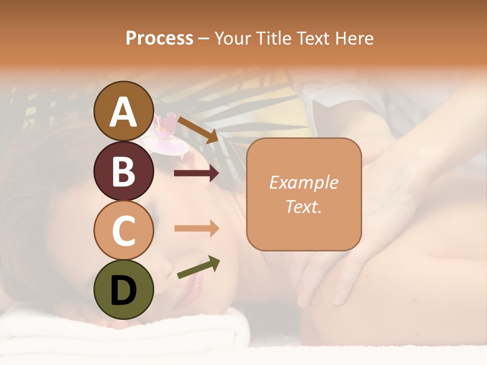 Towel Care Lady PowerPoint Template