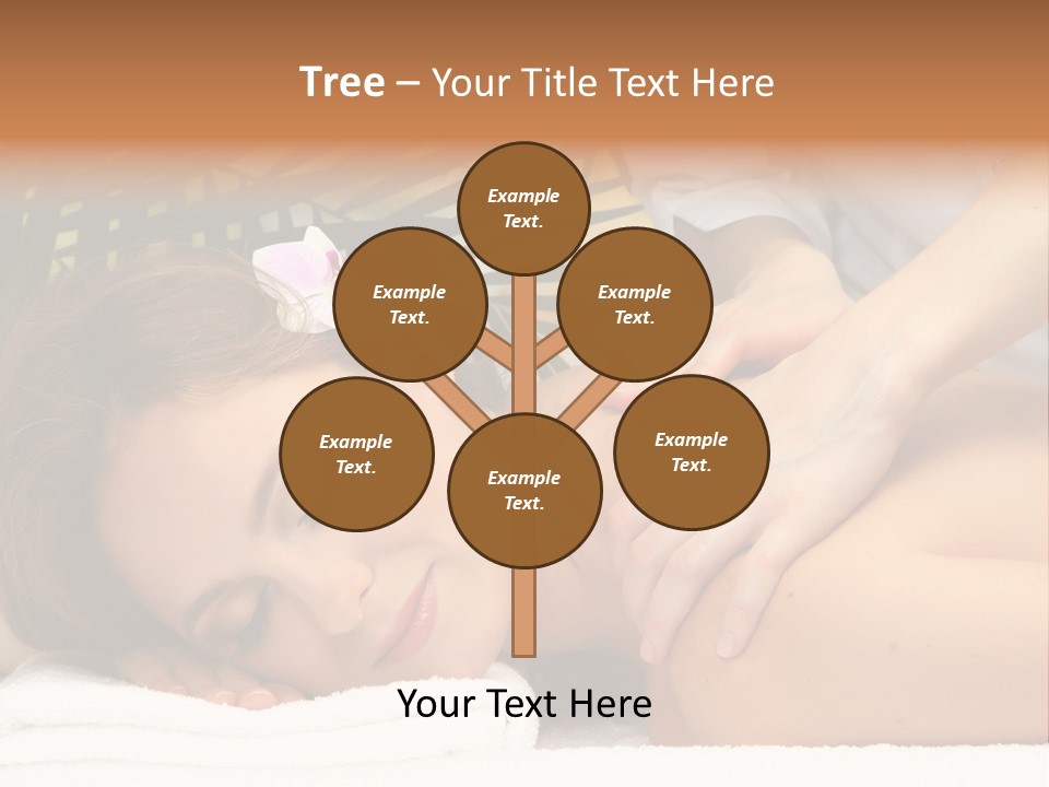 Towel Care Lady PowerPoint Template