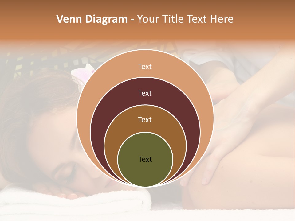 Towel Care Lady PowerPoint Template