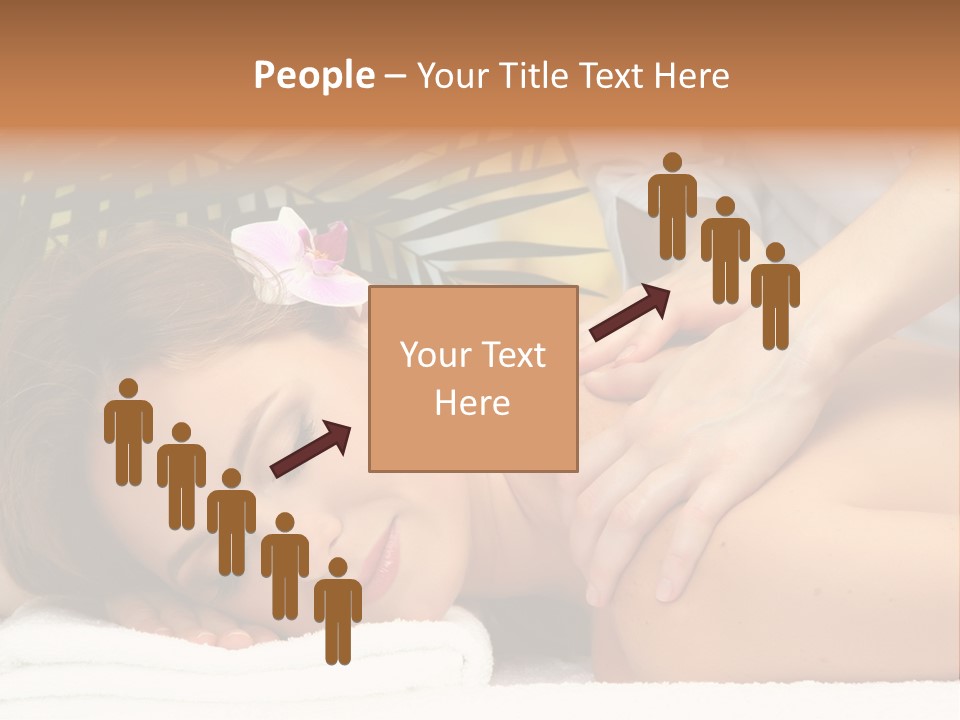Towel Care Lady PowerPoint Template