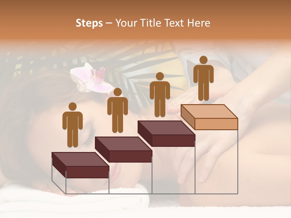 Towel Care Lady PowerPoint Template