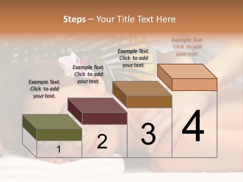 Towel Care Lady PowerPoint Template