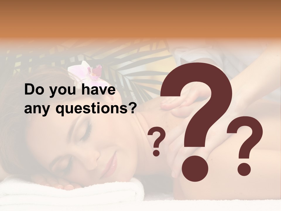 Towel Care Lady PowerPoint Template