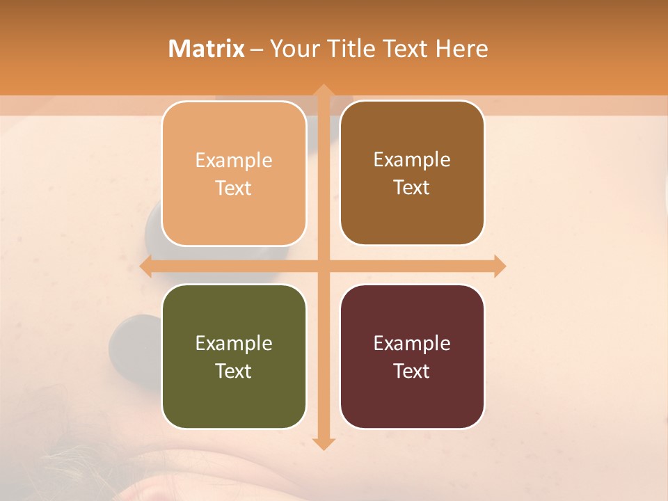 Pampering Beauty Stones PowerPoint Template