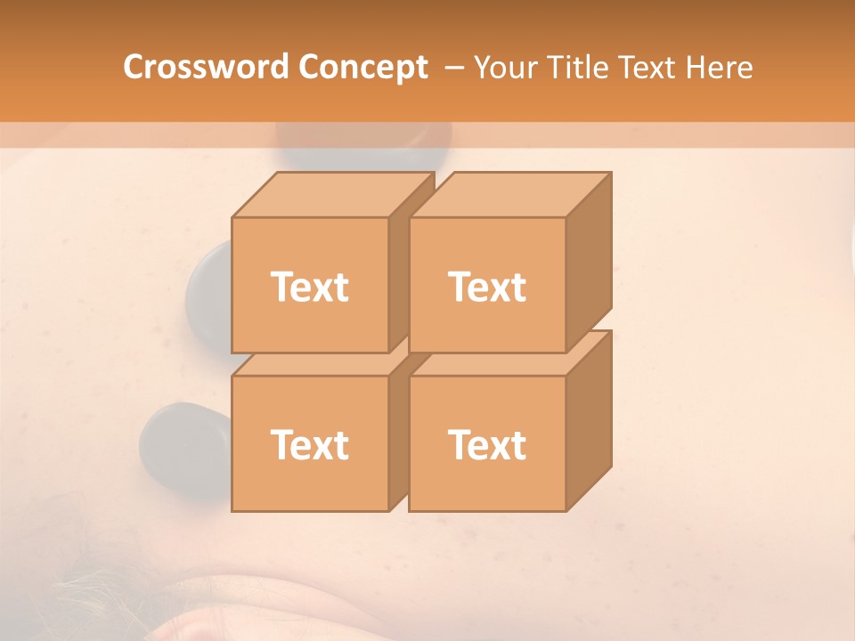 Pampering Beauty Stones PowerPoint Template