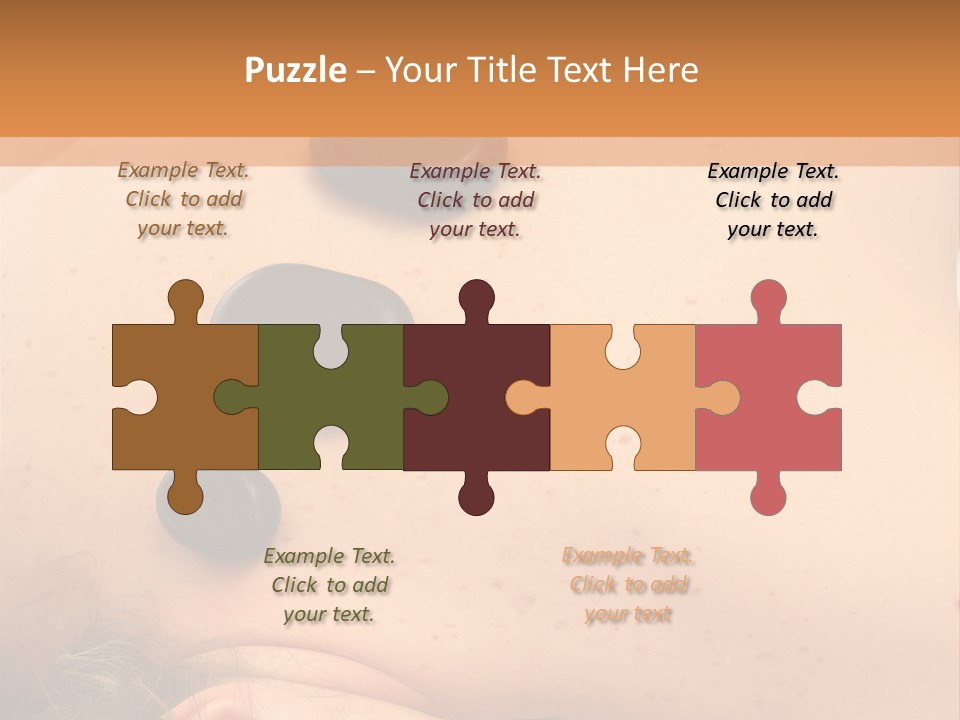 Pampering Beauty Stones PowerPoint Template