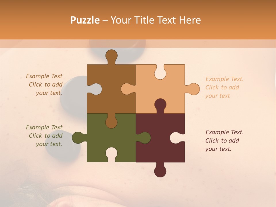 Pampering Beauty Stones PowerPoint Template