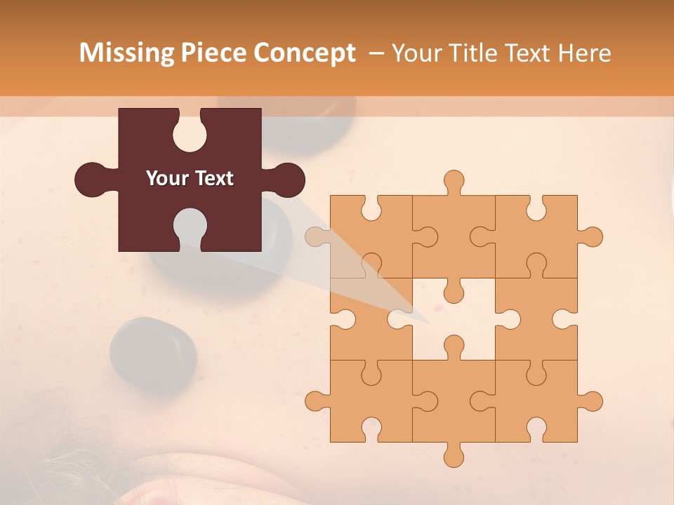 Pampering Beauty Stones PowerPoint Template