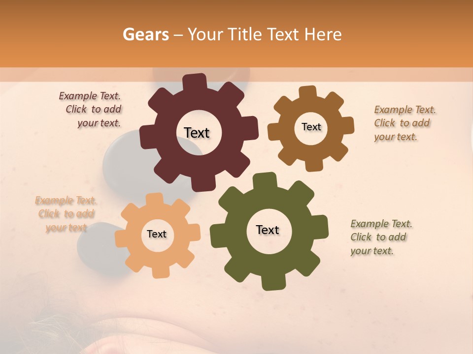 Pampering Beauty Stones PowerPoint Template