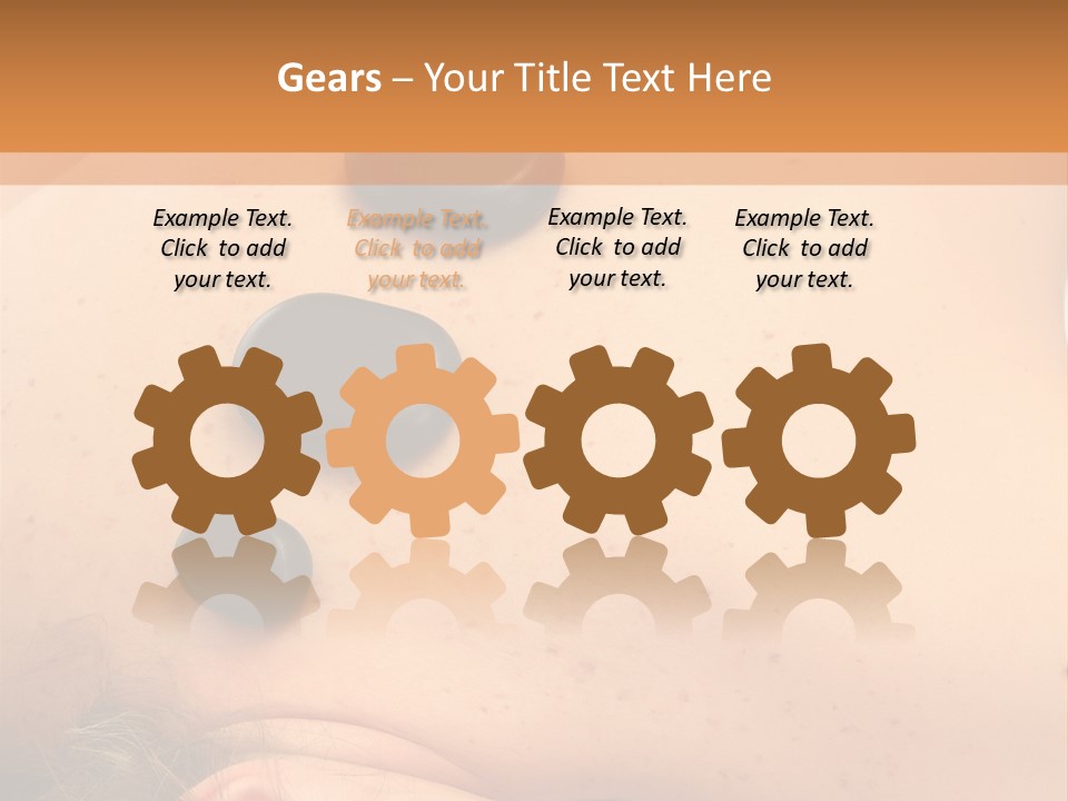 Pampering Beauty Stones PowerPoint Template