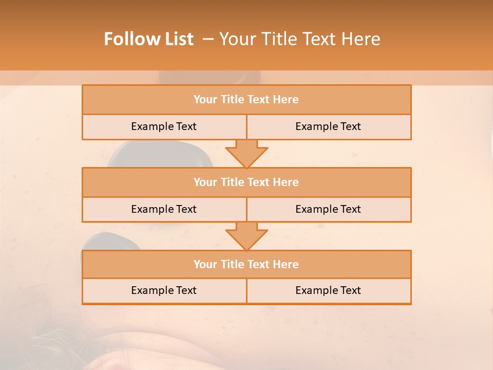 Pampering Beauty Stones PowerPoint Template