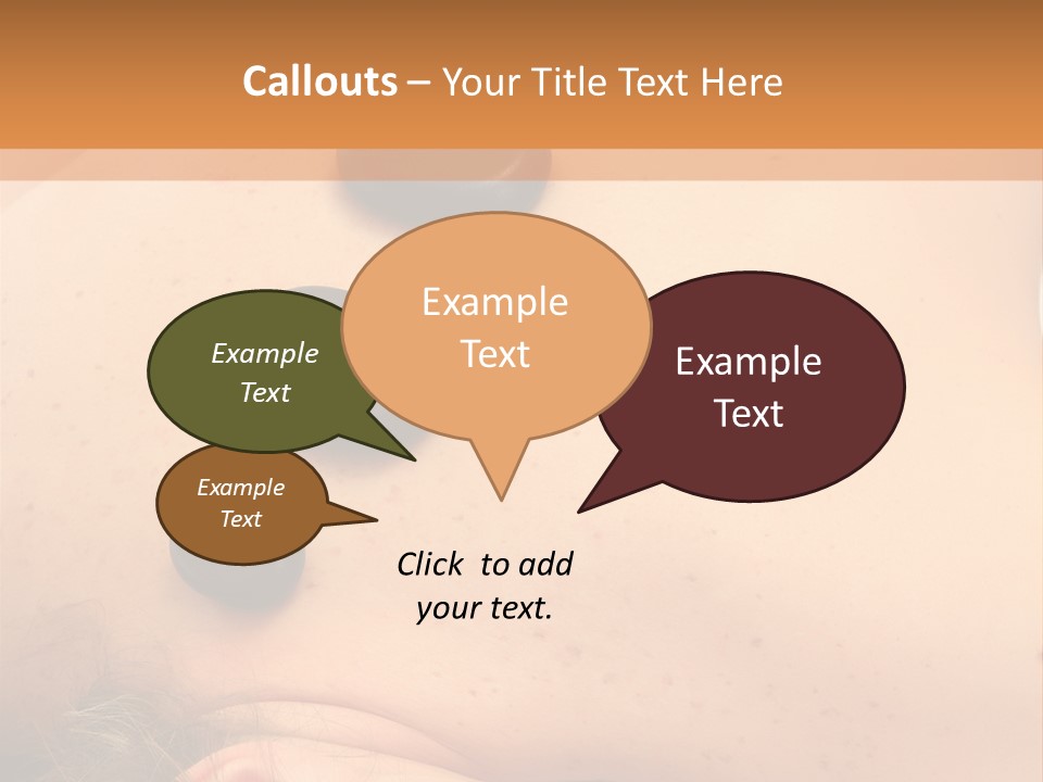 Pampering Beauty Stones PowerPoint Template