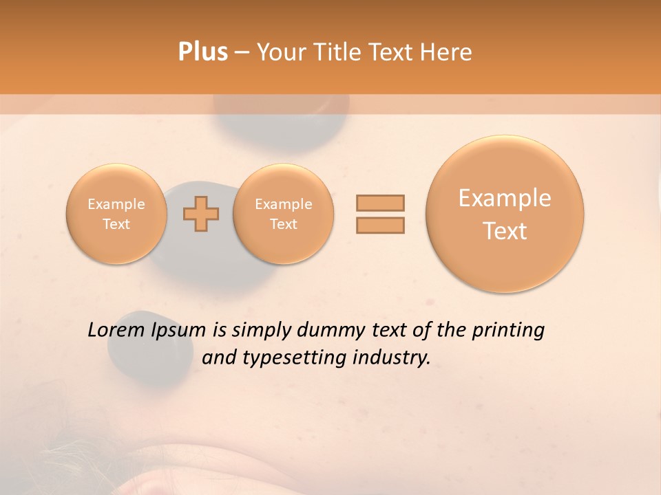 Pampering Beauty Stones PowerPoint Template